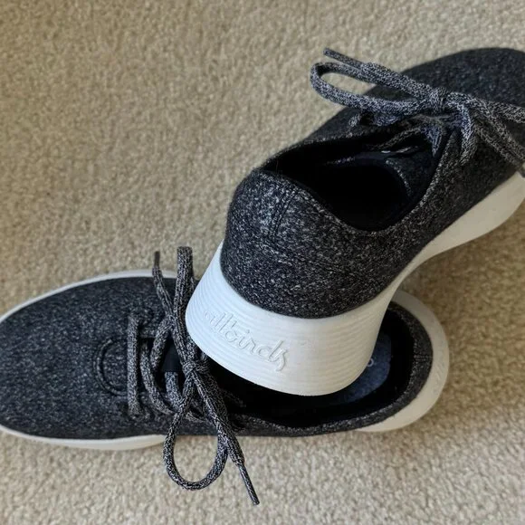 Allbirds Women's Sneakers in Black and White - Picture 2 of 3